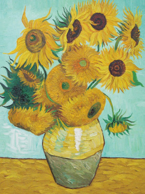 Ђ܂/Vase with 12 Sunflowers[xgiXPb`]
