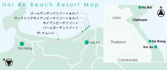 Hoi An Beach Resort Map