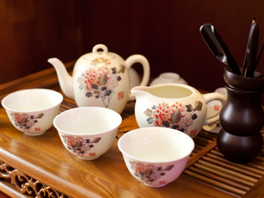 台湾製茶器はポットとカップのセット