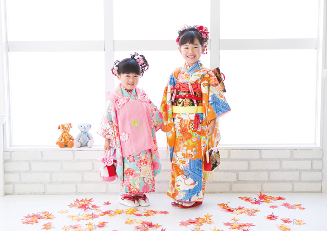 Kids in kimono
